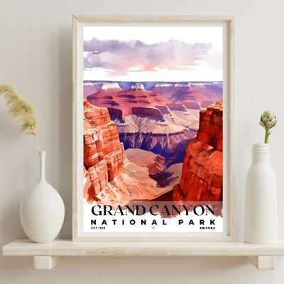 Grand Canyon National Park Poster, Travel Art, Office Poster, Home Decor | S4 - image6